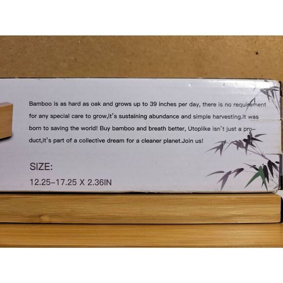 Utoplike Bamboo Drawer Dividers- Set of 4 - Picture 6 of 7
